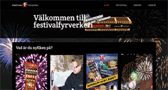 Desktop Screenshot of festivalfyrverkeri.com